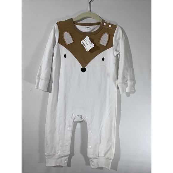 Redrose Infant Boys Fox Play suit One Piece Pajamas 18-24 Months Nwt Romper - Picture 1 of 6